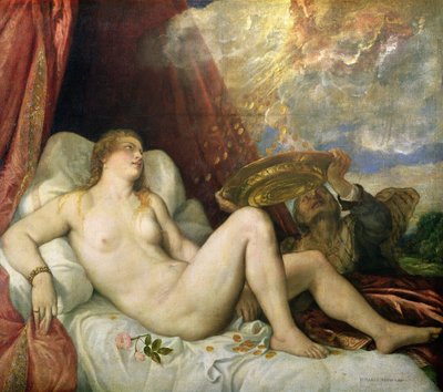 Danaë, c.1554 door Tiziano Vecelli